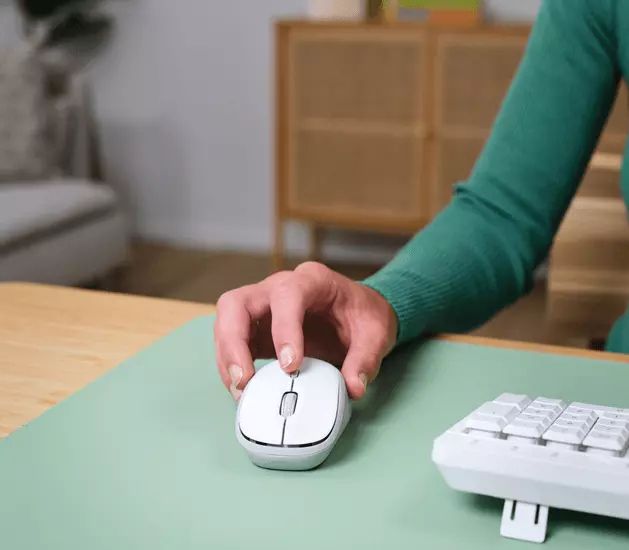Souris sans fil TRUST Optique Bluetooth Blanc - YVI+COMPACTBLC-25454