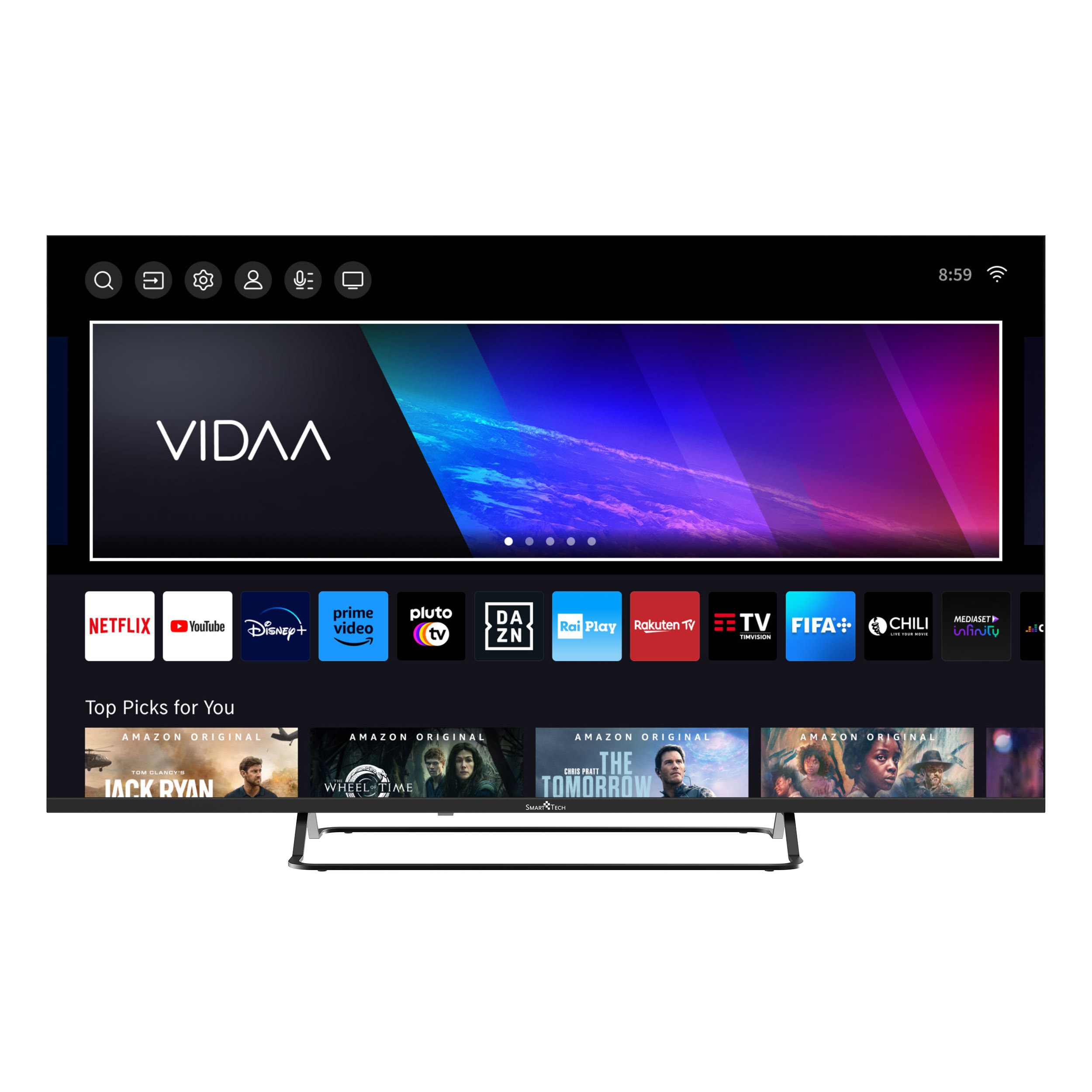 TV QLED 4K 126 cm SMART TECH  - 50QV01V