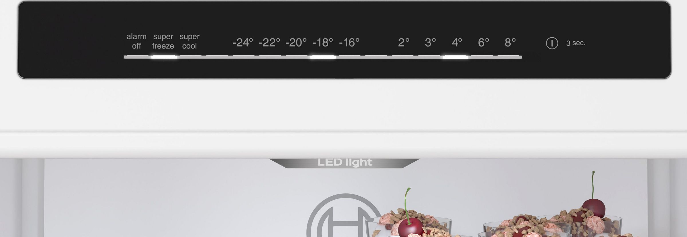 Réfrigérateur congélateur bas BOSCH 321L No Frost Inox - KGN362I1F