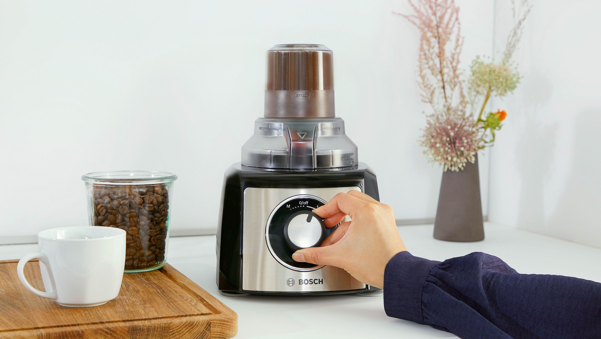 Robot culinaire BOSCH 2.3L 900W Noir - MCM3PM386
