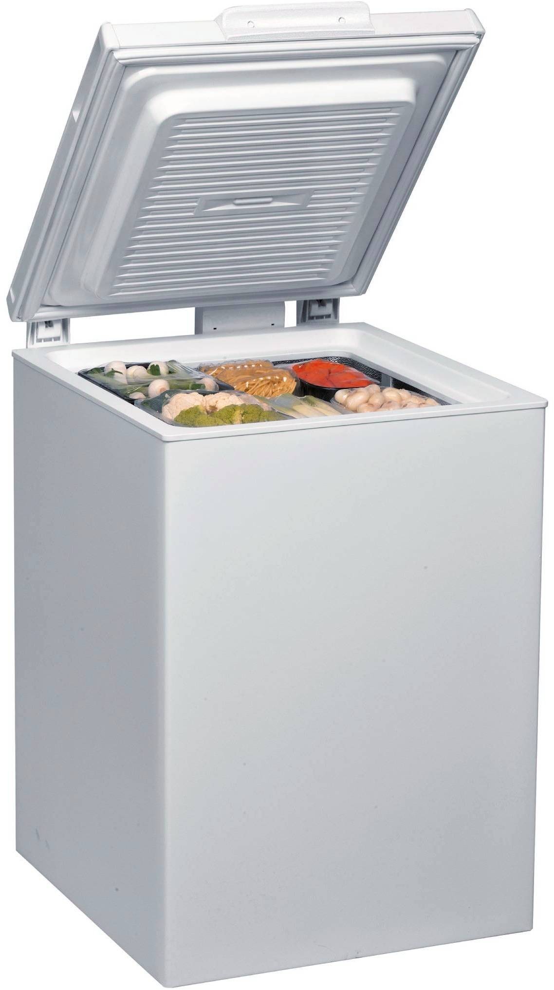Congélateur coffre WHIRLPOOL ,Froid Statique, 132L, Blanc - WHS1422