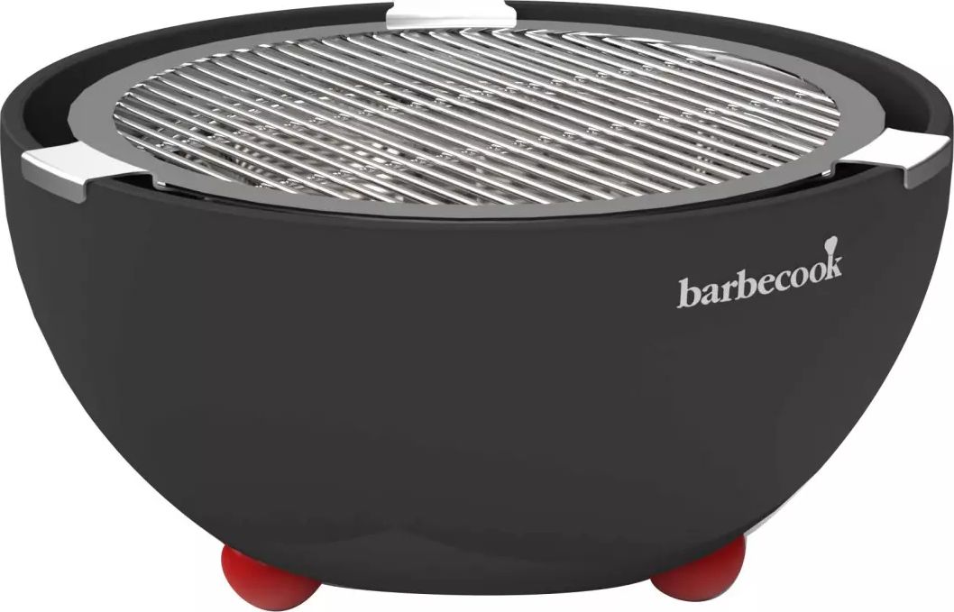 Barbecue charbon BARBECOOK 31cm 4 personnes Acier inoxydable Noir BC-CHA-1066