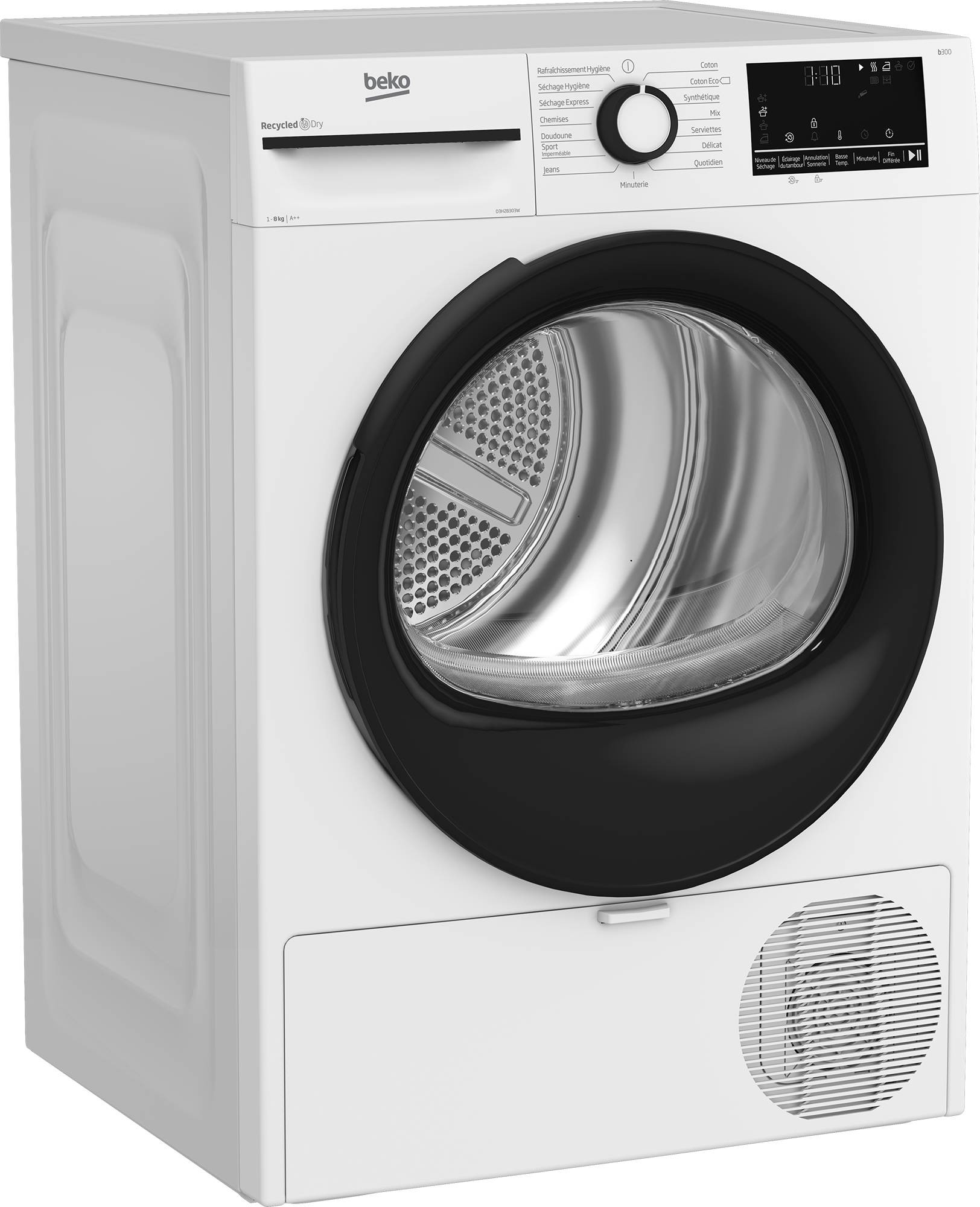 Sèche linge Condensation BEKO Eco Sense 8kg - D3H28303W