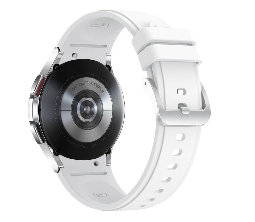 SAMSUNG Montre connectée Galaxy Watch4 Classic 42mm Argent Bluetooth - SM-R880NZSAXEF