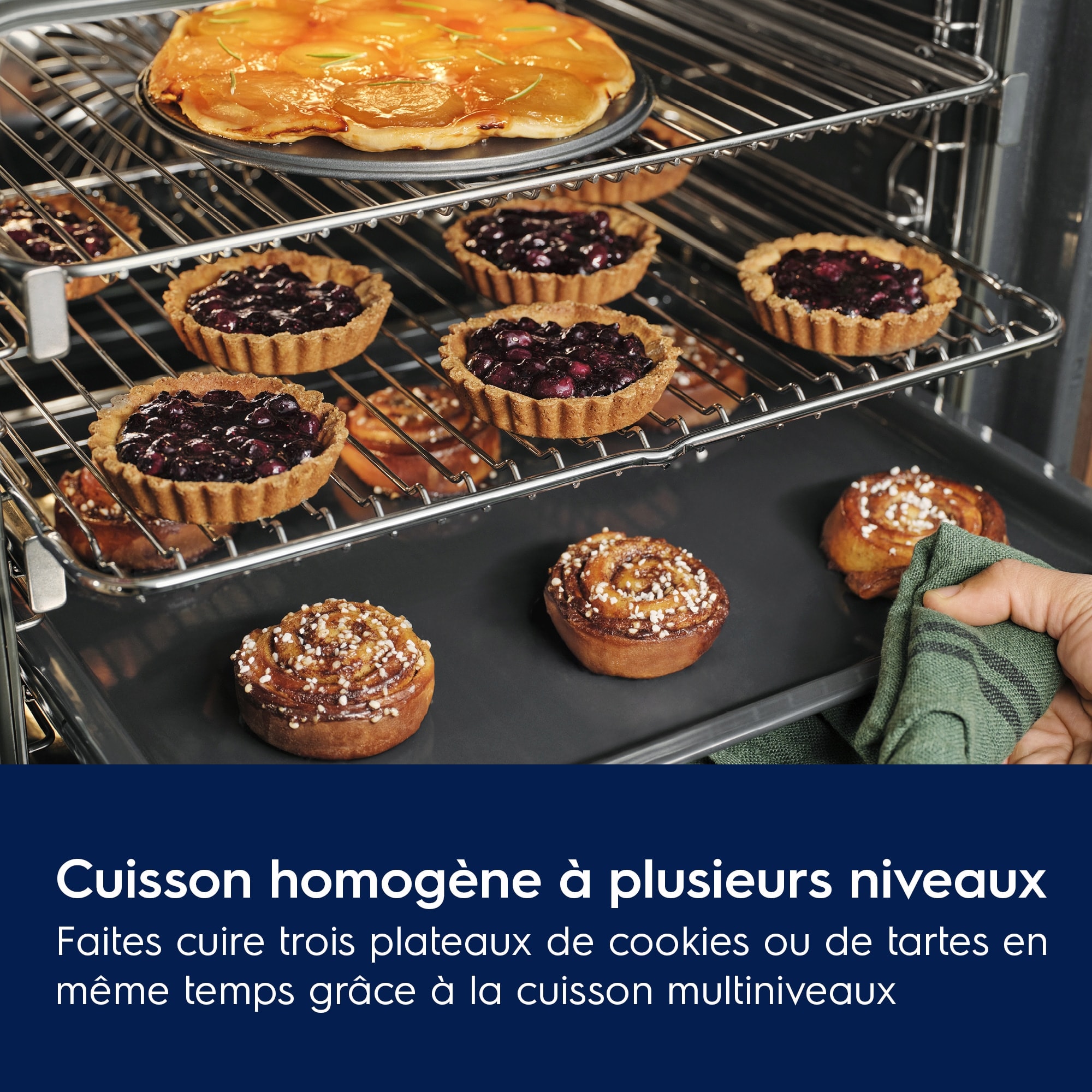 Four encastrable pyrolyse ELECTROLUX Chaleur tournante 72L Inox - EOF6P46LX