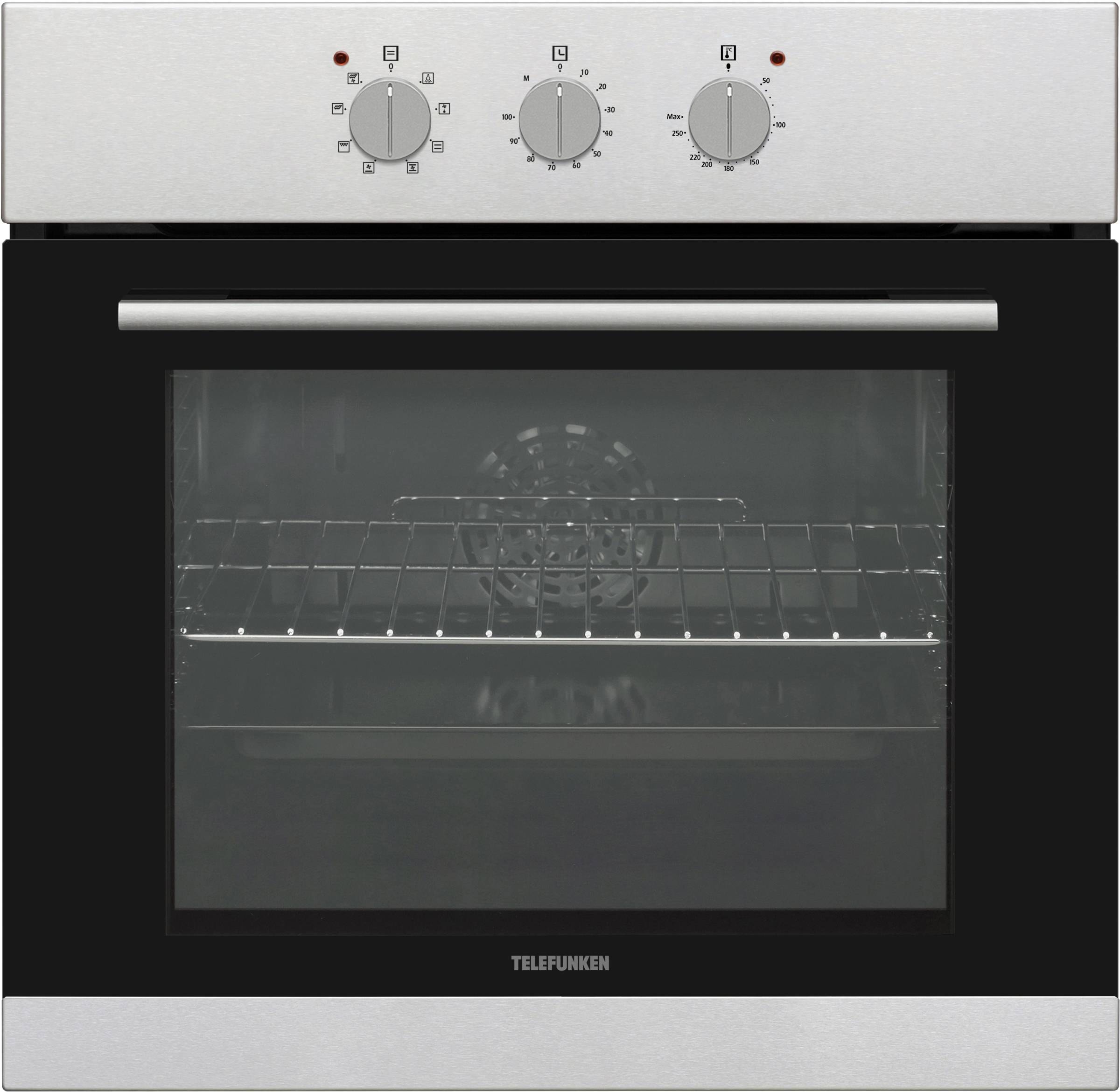 Four encastrable catalyse TELEFUNKEN Chaleur Brassée 65L Inox TFKFM65I2