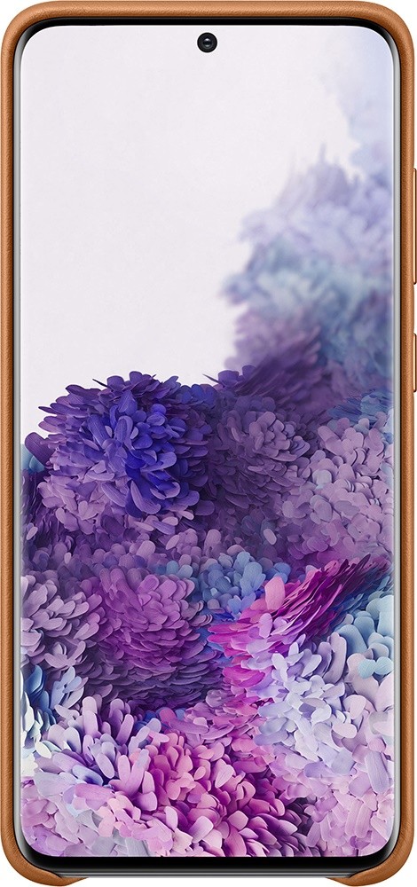 SAMSUNG Coque smartphone Samsung Galaxy S20 Cuir Marron