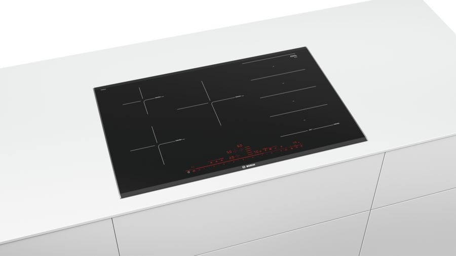 Plaque induction BOSCH Série 8 5 foyers Quickstart Noir - PXV875DV1E Plaque induction BOSCH Série 8 5 foyers Quickstart Noir - PXV875DV1E