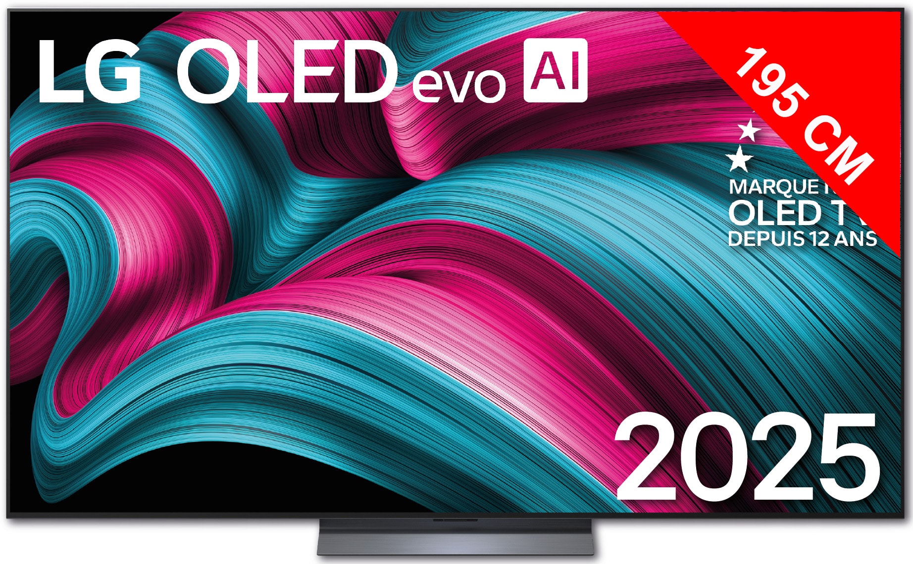 TV OLED 4K 195 cm LG evo 77" 4K 120Hz Noir OLED77C54