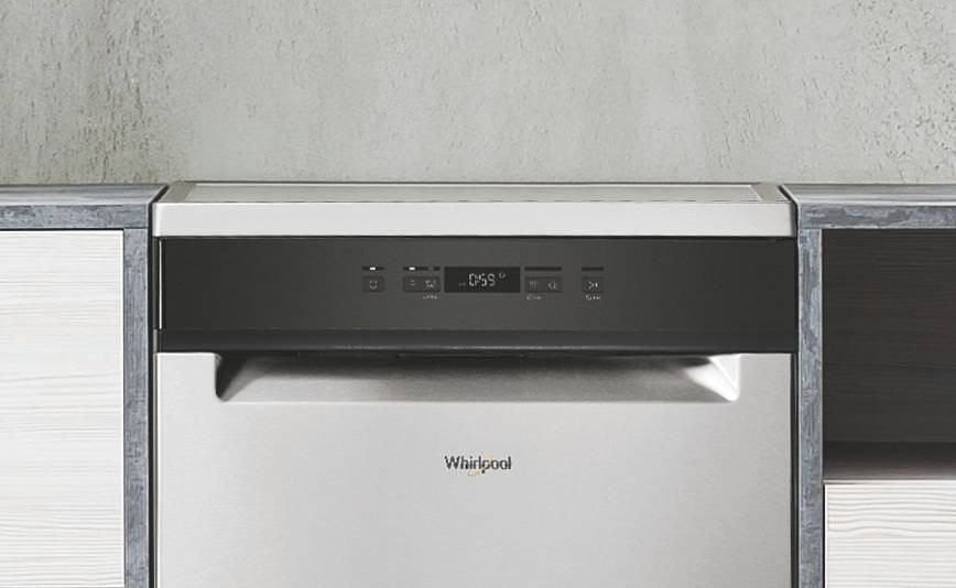 WHIRLPOOL Lave vaisselle 60 cm 6ème sens 8 programmes 44 dB 14 couverts  - WFC3C34X