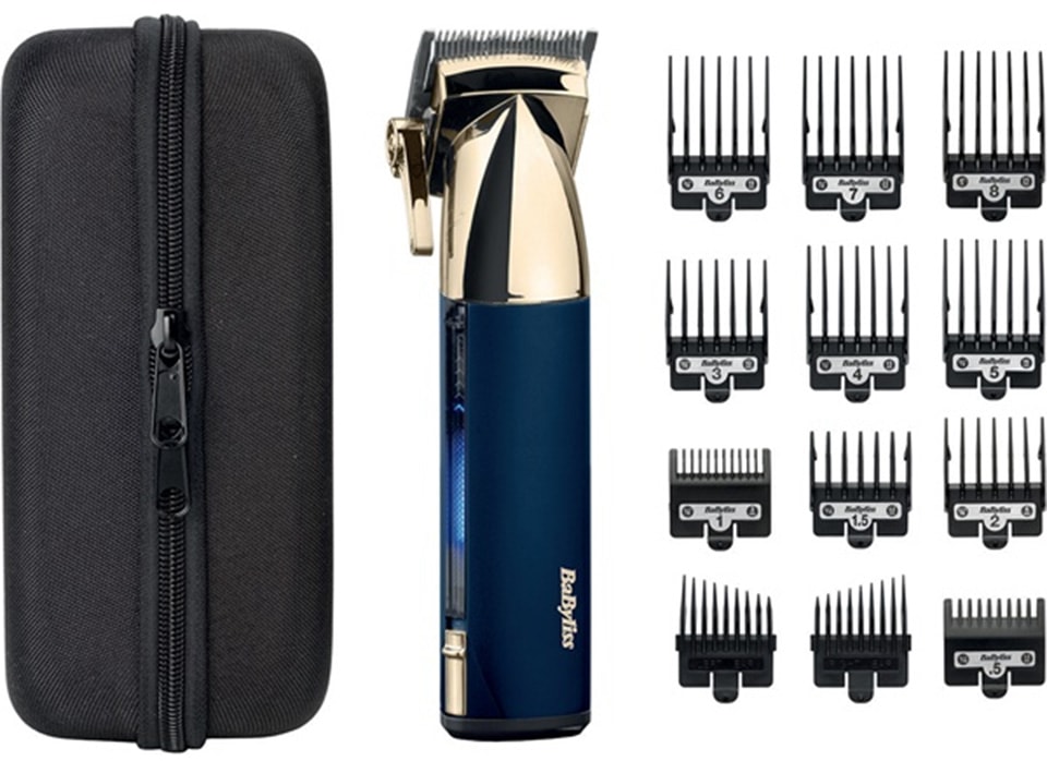 Tondeuse à cheveux BABYLISS 3h 10 guides de coupe Trousse rigide E992E