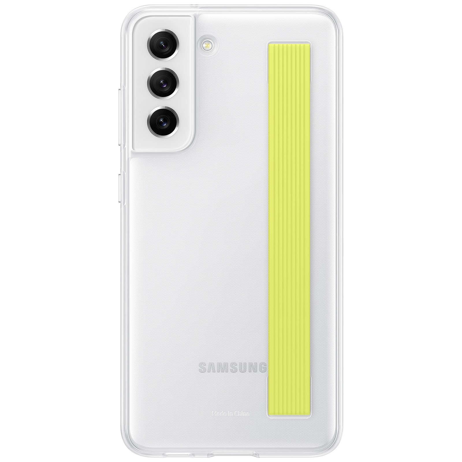 Coque smartphone BIGBEN Samsung Galaxy S21 FE silicone Blanche - EF-XG990CW