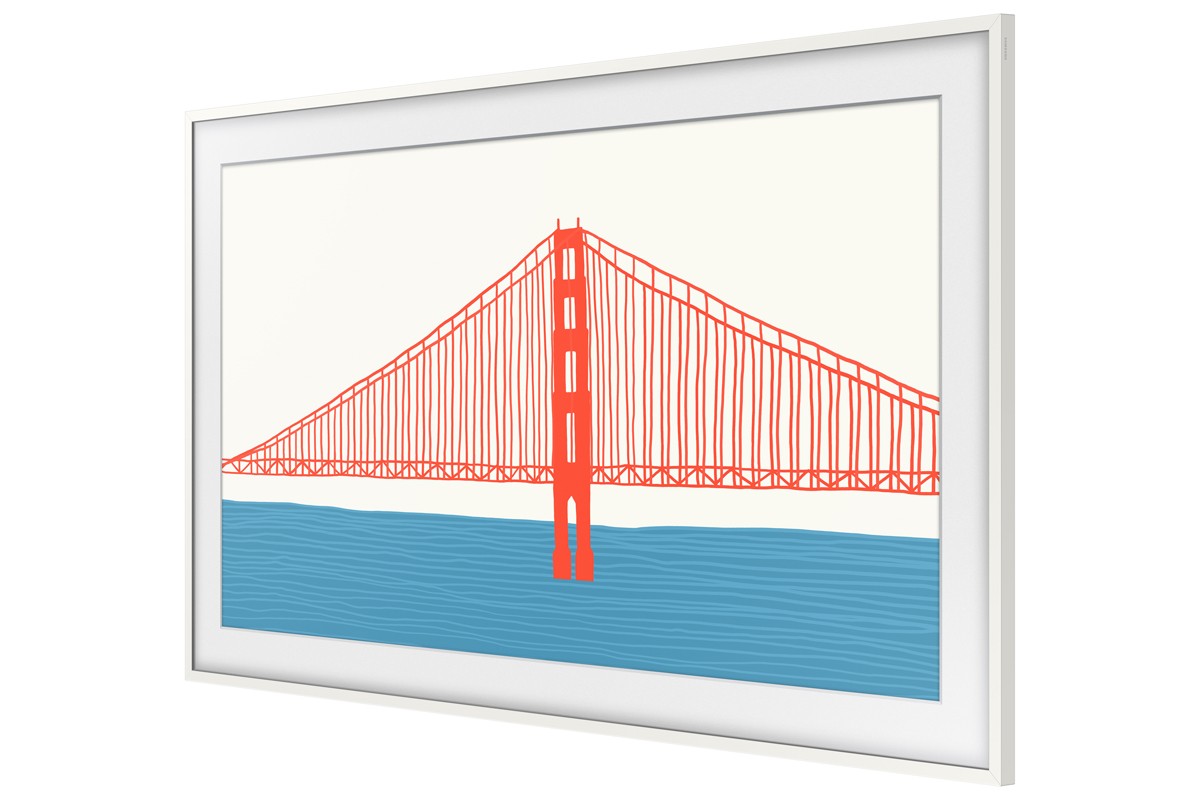 Cadre TV SAMSUNG The Frame 75" Blanc - VG-SCFA75WTBXC