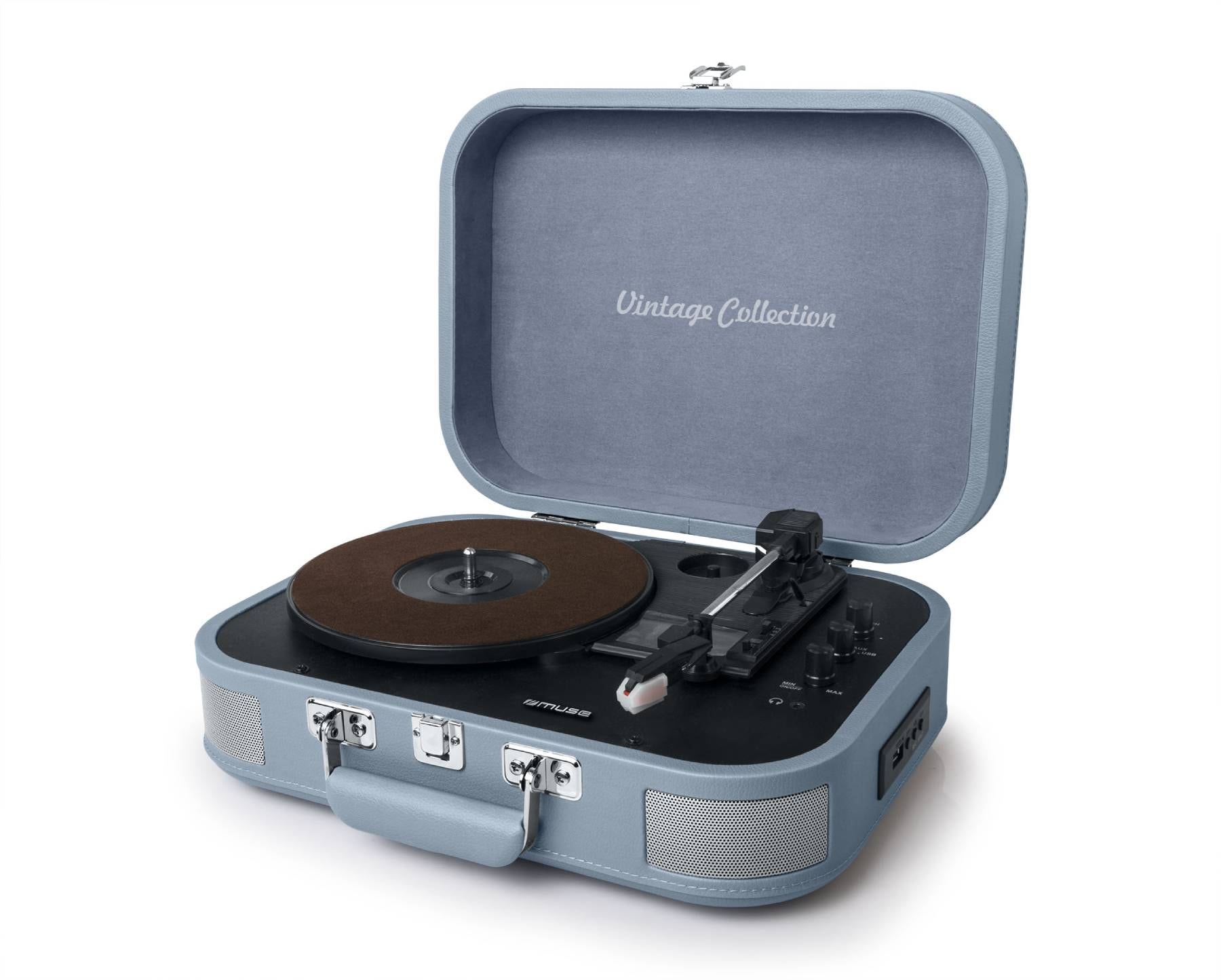 Platine vinyle USB MUSE Bluetooth Bleu MT201BVB