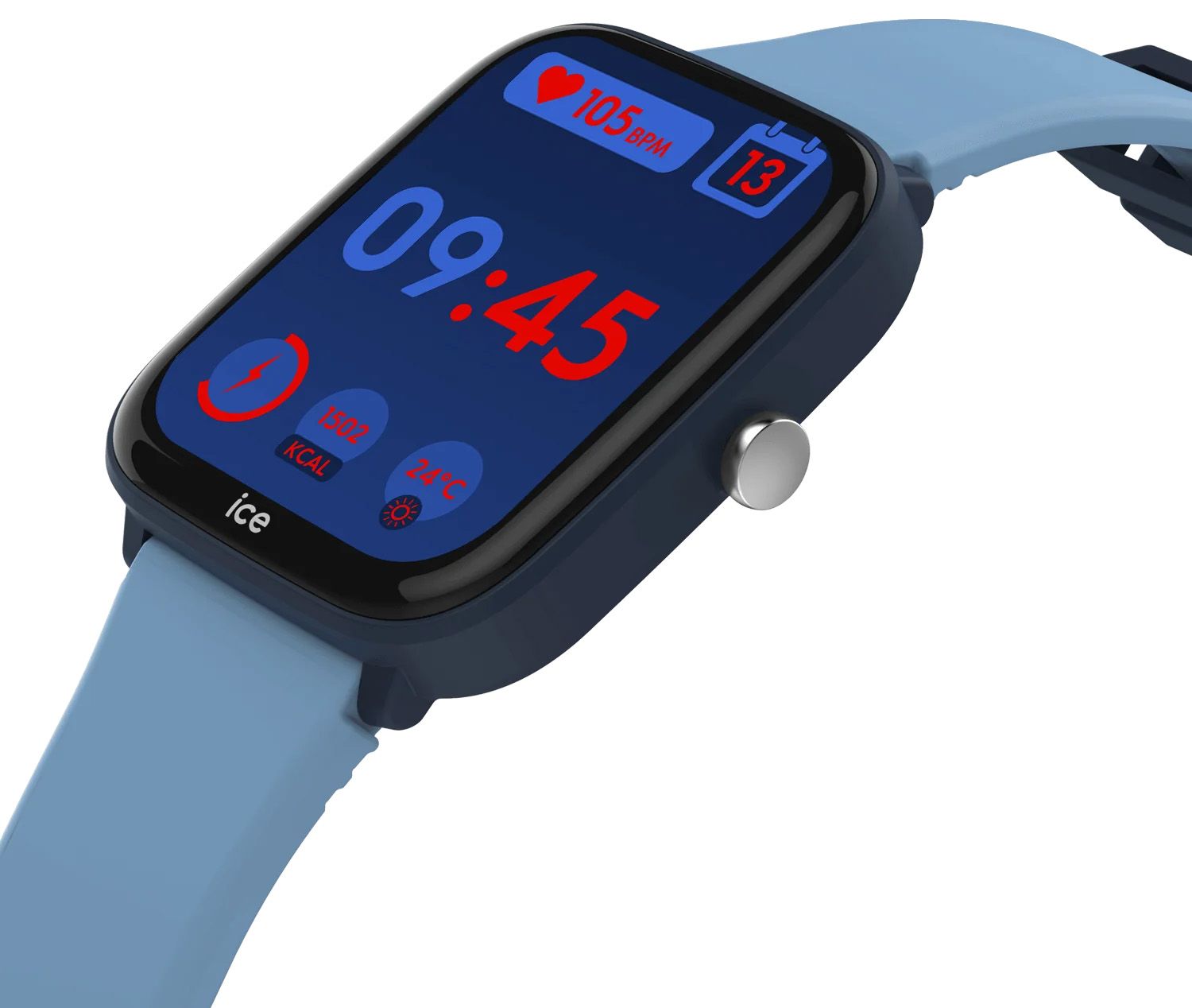 Montre connectée ICE WATCH Smart Junior 3.0 35mm Bluetooth Bleu clair - ICESMARTJUNIOR3LIGHT