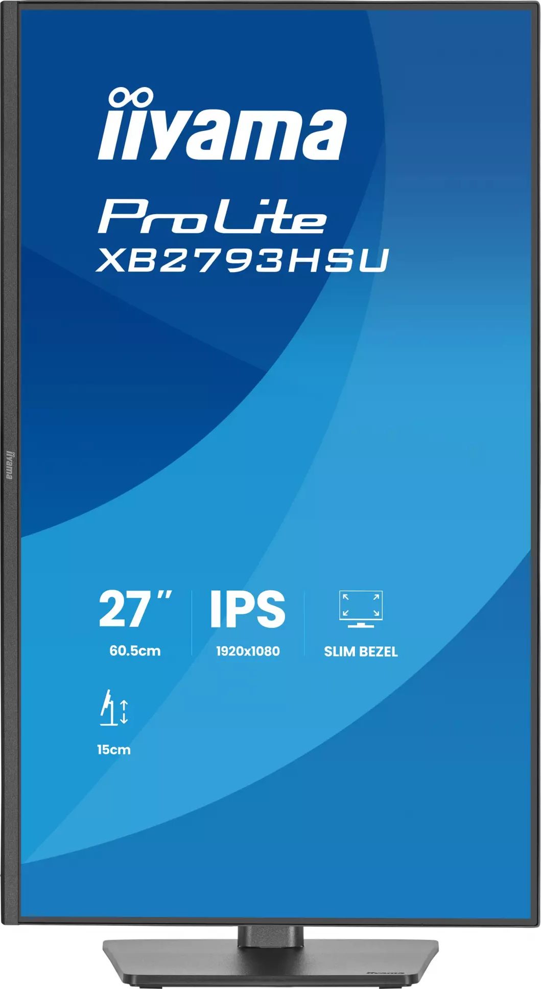 Ecran 27 pouces Full HD IIYAMA IPS Hub USB Noir - XB2793HSU-B1