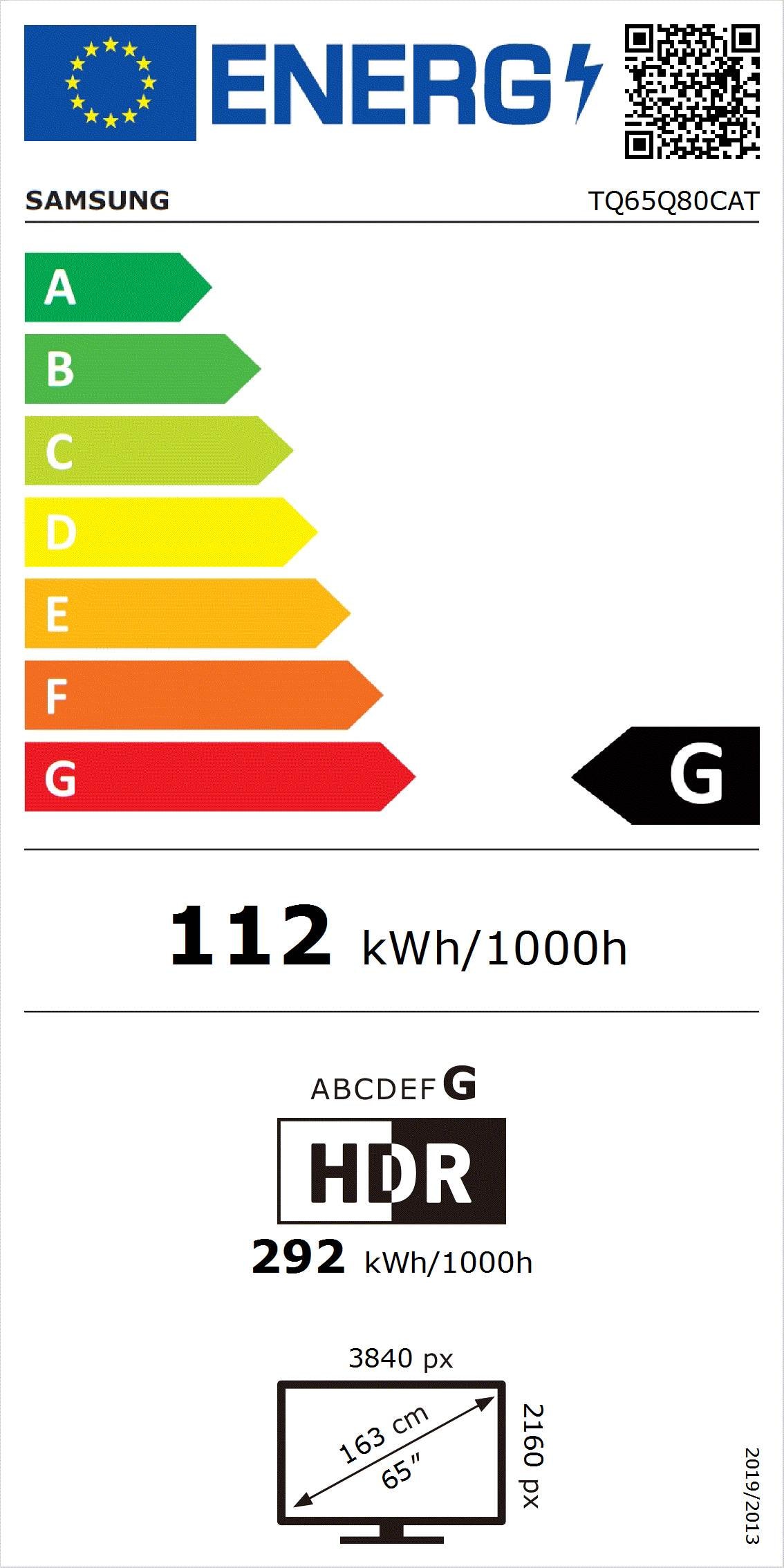 TV QLED 4K 163 cm SAMSUNG HDR 10+ 100 Hz 65" - TQ65Q80C TV QLED 4K 163 cm SAMSUNG HDR 10+ 100 Hz 65" - TQ65Q80C