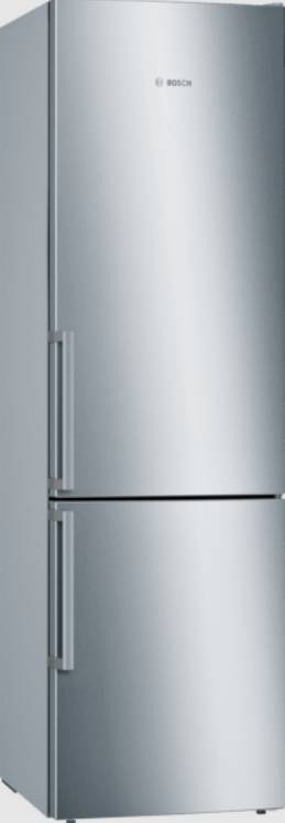 BOSCH Réfrigérateur congélateur bas Série 6 Low Frost 343L Inox  KGE398IBP