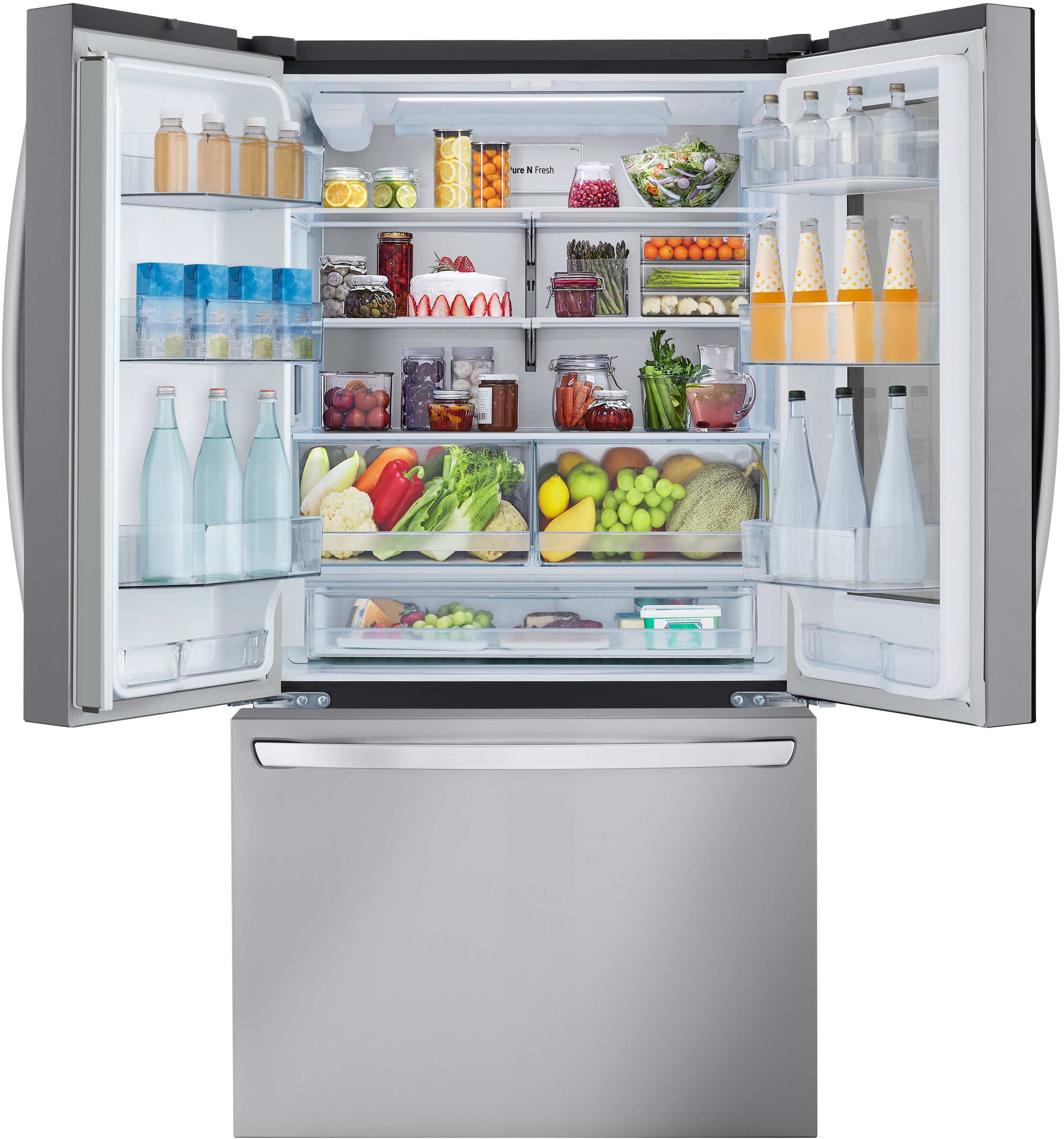 Réfrigérateur 3 portes LG , Froid No Frost, 750L, Inox - GMW765STGJ Réfrigérateur 3 portes LG , Froid No Frost, 750L, Inox - GMW765STGJ