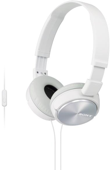 Casque audio arceau SONY Pliable Filaire Micro Blanc MDRZX310APW