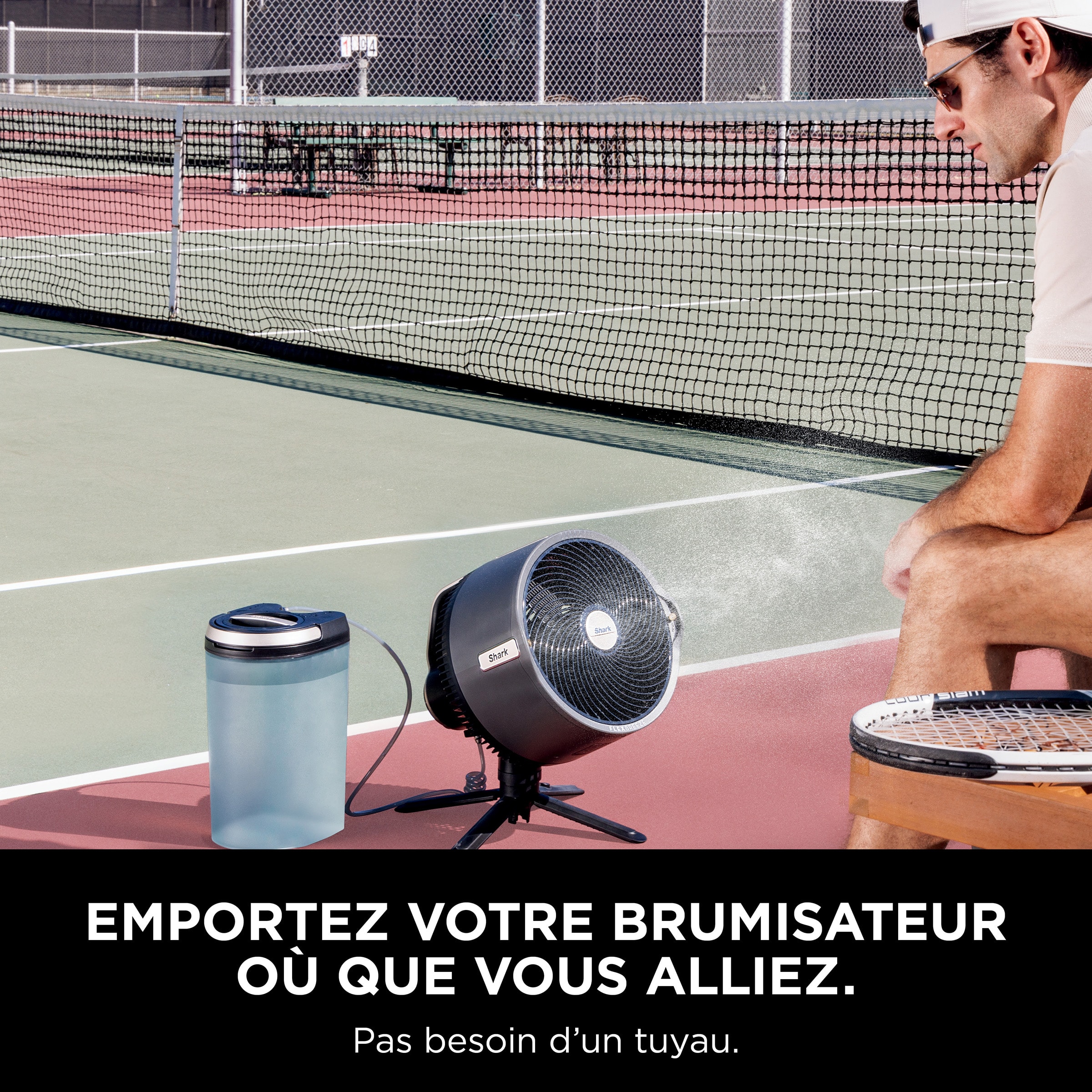 Ventilateur et brumisateur SHARK FlexBreeze Mist Pro - FA300EU Ventilateur et brumisateur SHARK FlexBreeze Mist Pro - FA300EU