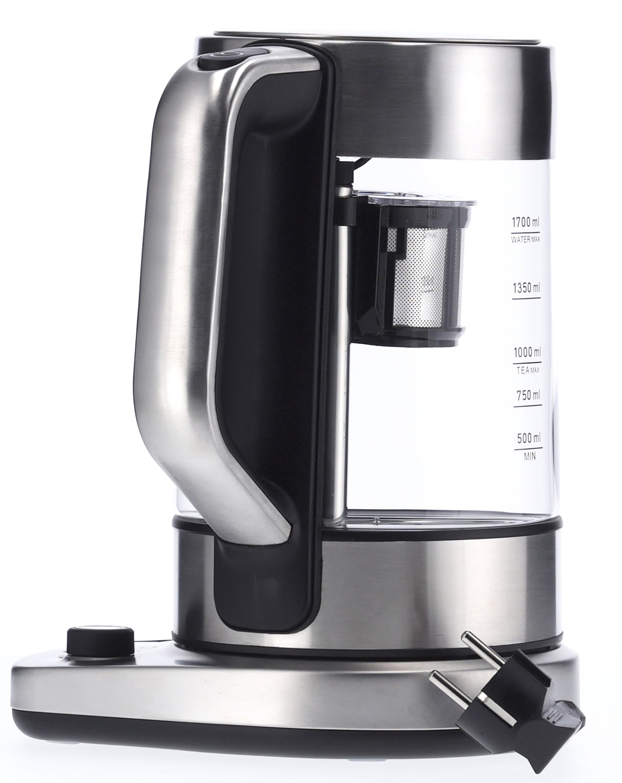 Bouilloire SEVERIN Température réglable 1,7L 3000W Inox - WK3422