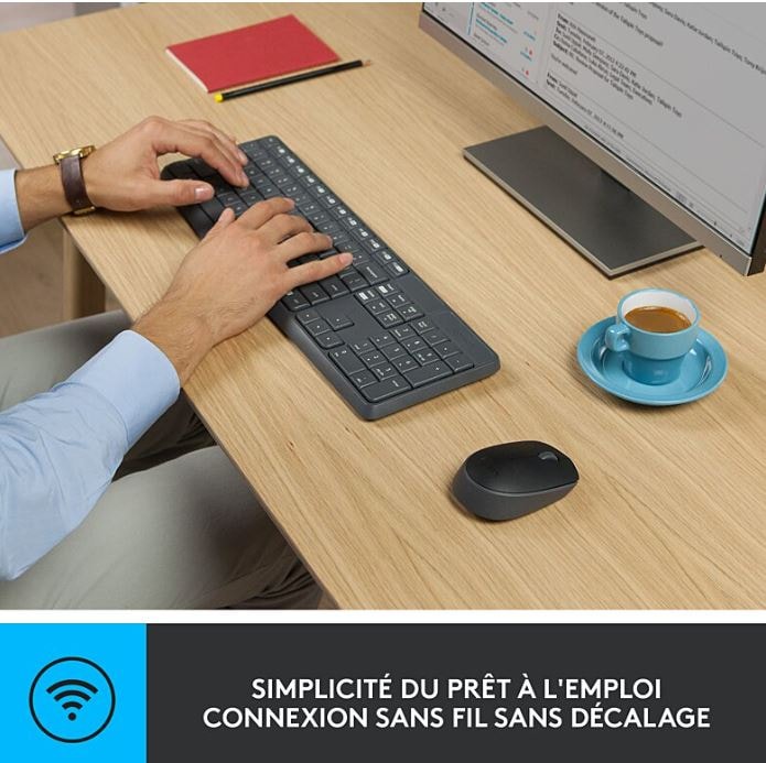 LOGITECH Clavier souris sans fil  - 920-007905