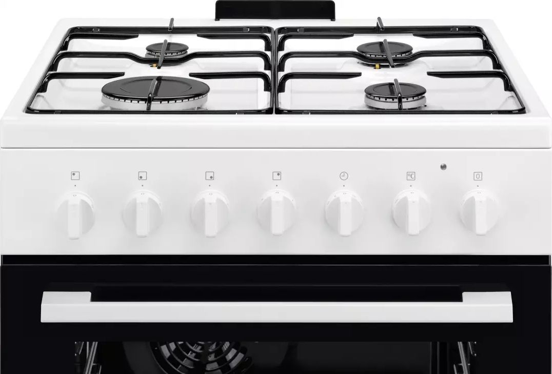 Cuisiniere mixte ELECTROLUX Gaz 4 Foyers 60 cm Blanc - LKK620010W