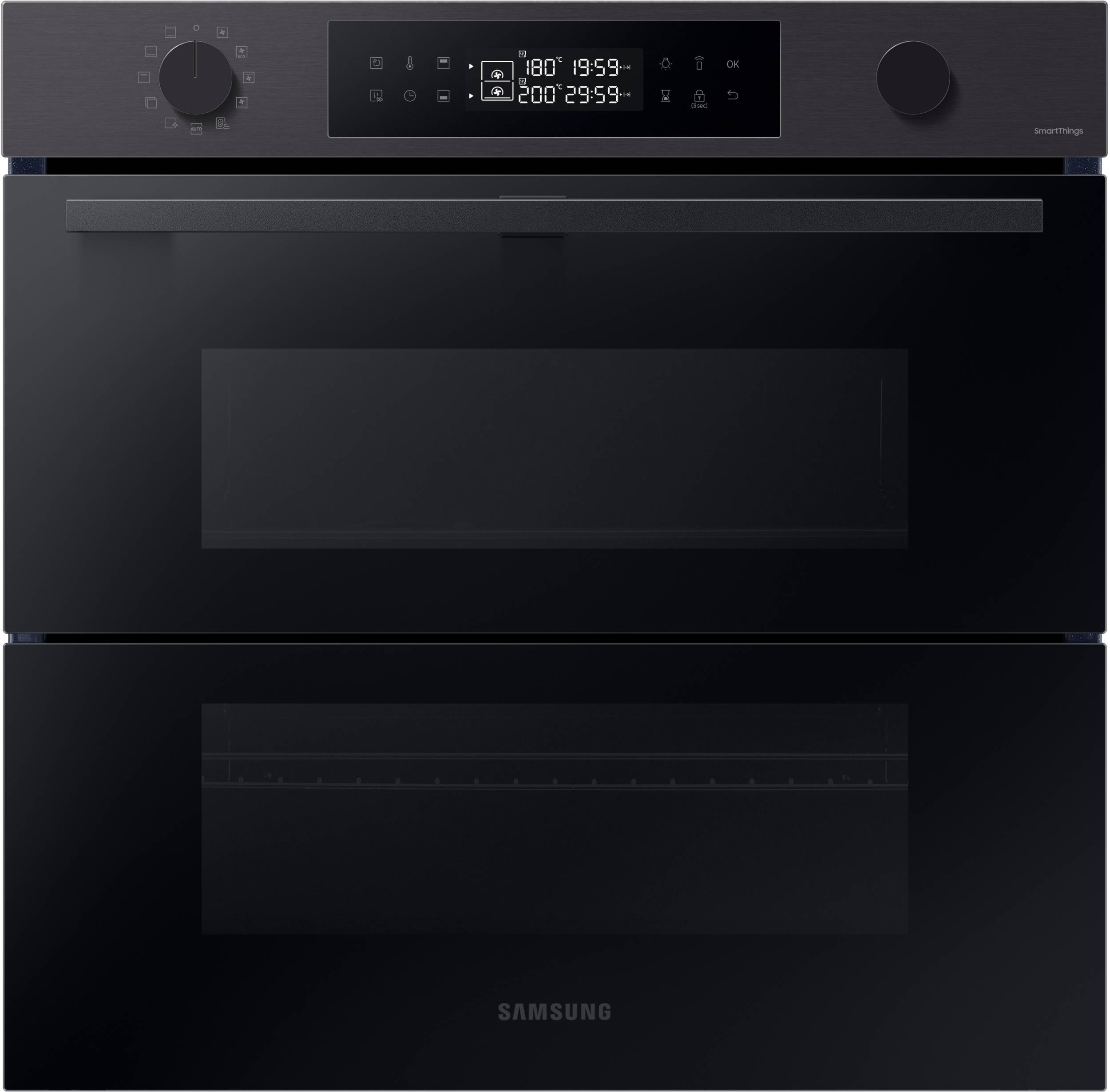 Four encastrable pyrolyse SAMSUNG Double cavité Cuisson Vapeur 76 L Carbone NV7B45502AB