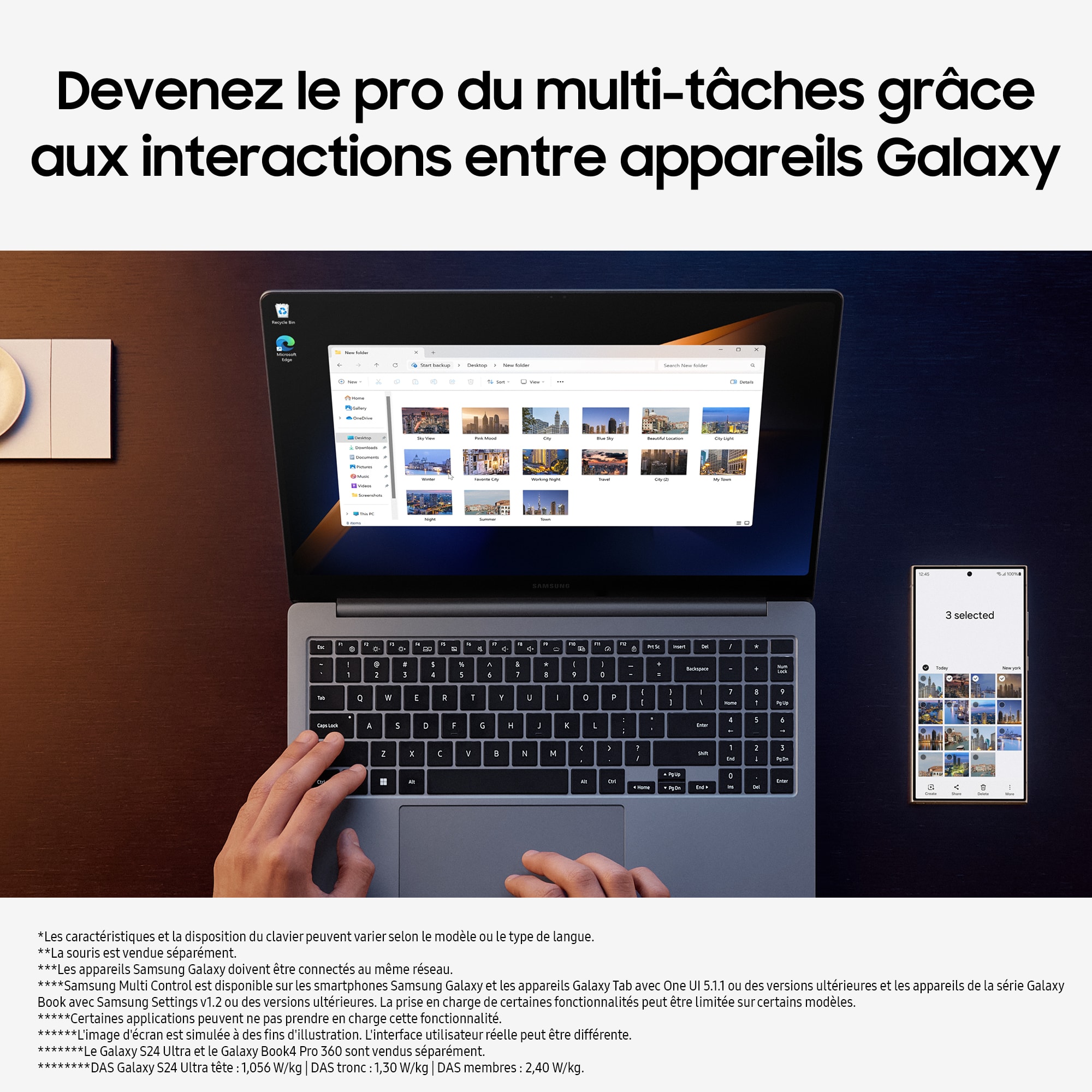 Ordinateur portable tactile SAMSUNG  - NP960XGL-XG1FR