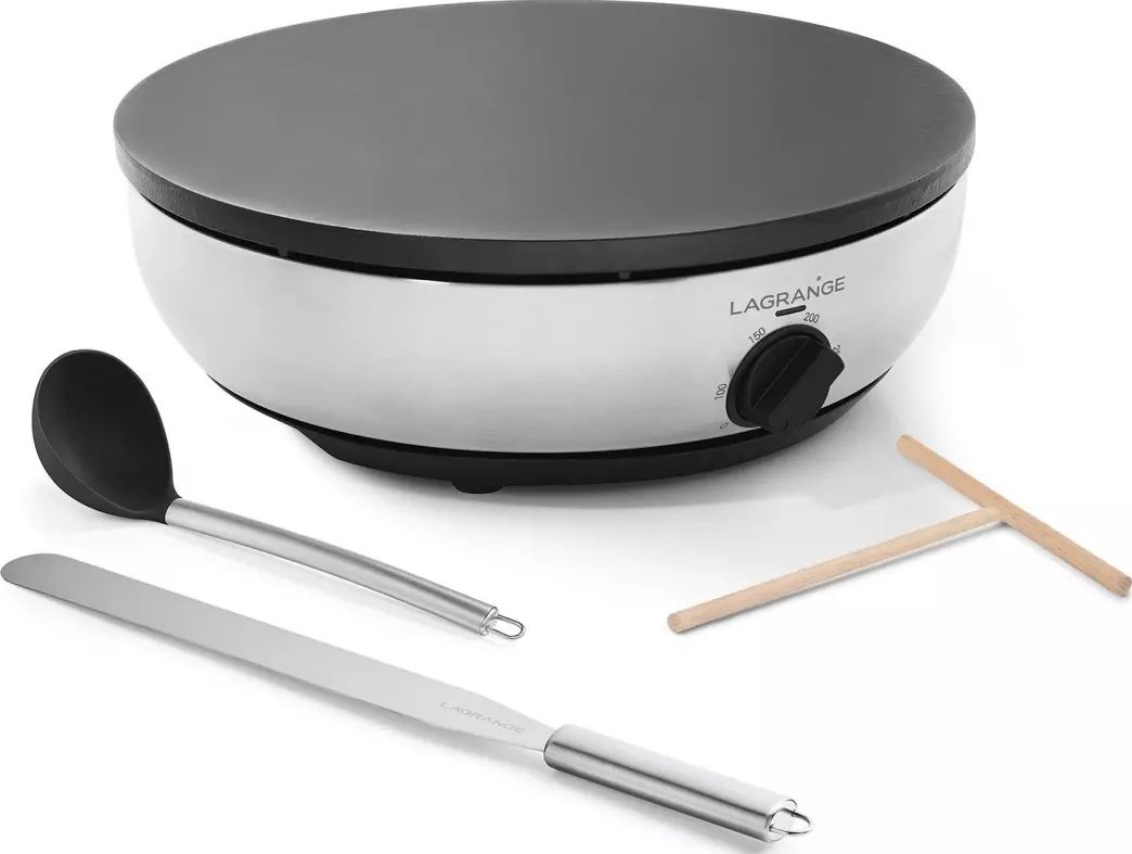 Crêpière LAGRANGE 3000W Inox - 209003