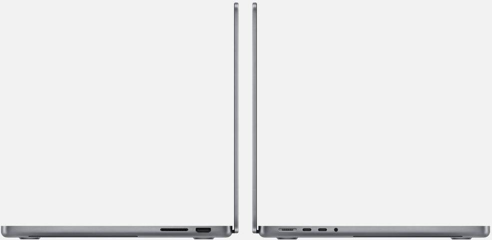 APPLE MacBook Pro MacBook Pro 14" M3 8Go RAM 1To SSD Gris Sideral - MBP14-MTL83FN