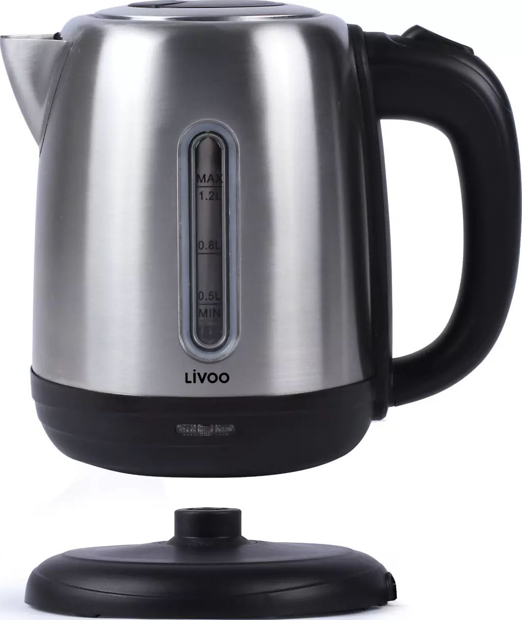 Bouilloire LIVOO Sans fil 1,2L 1630W Gris - DOD182