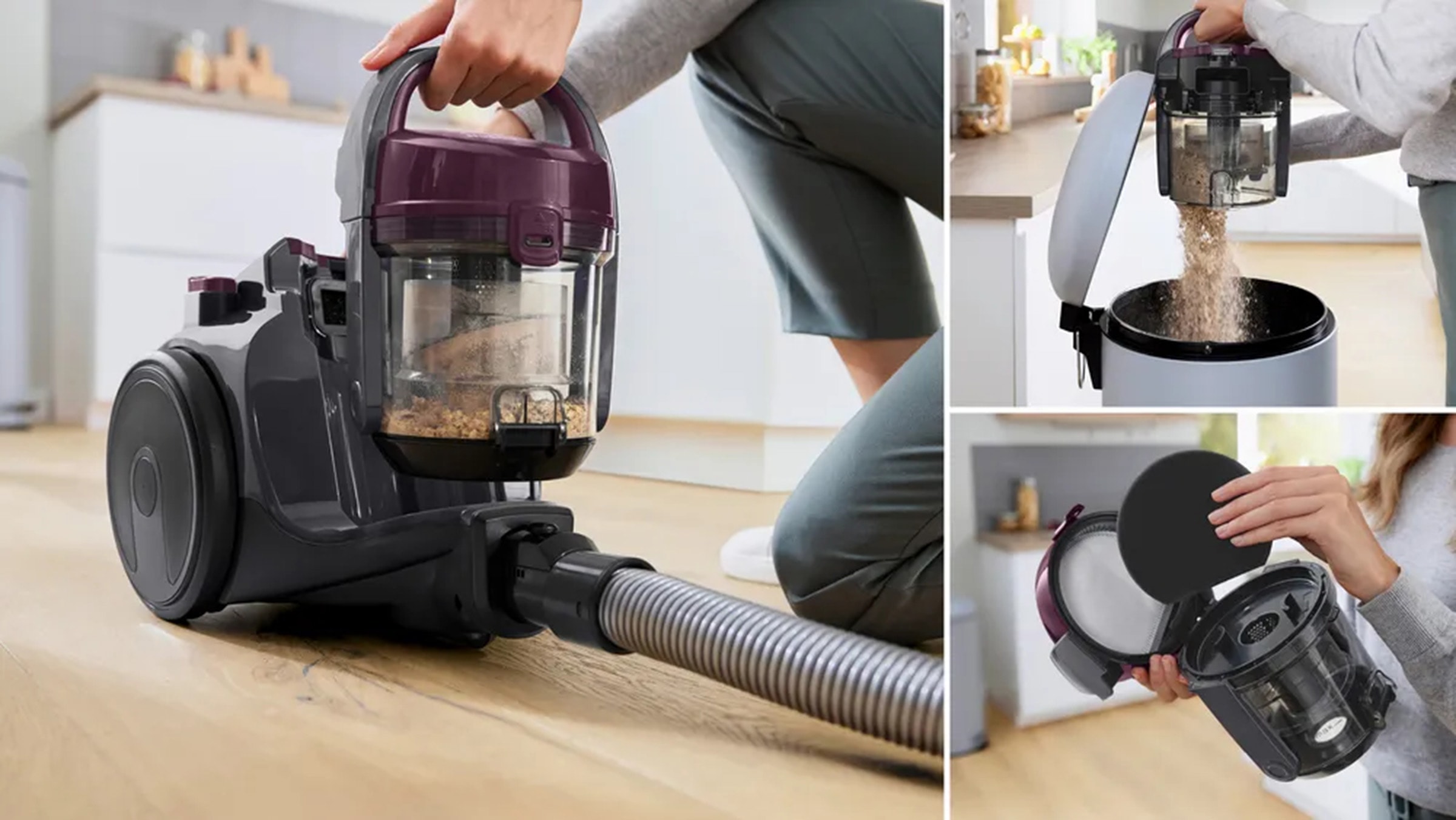 Aspirateur traîneau BOSCH Série 2 700W Violet - BGC05AAA1