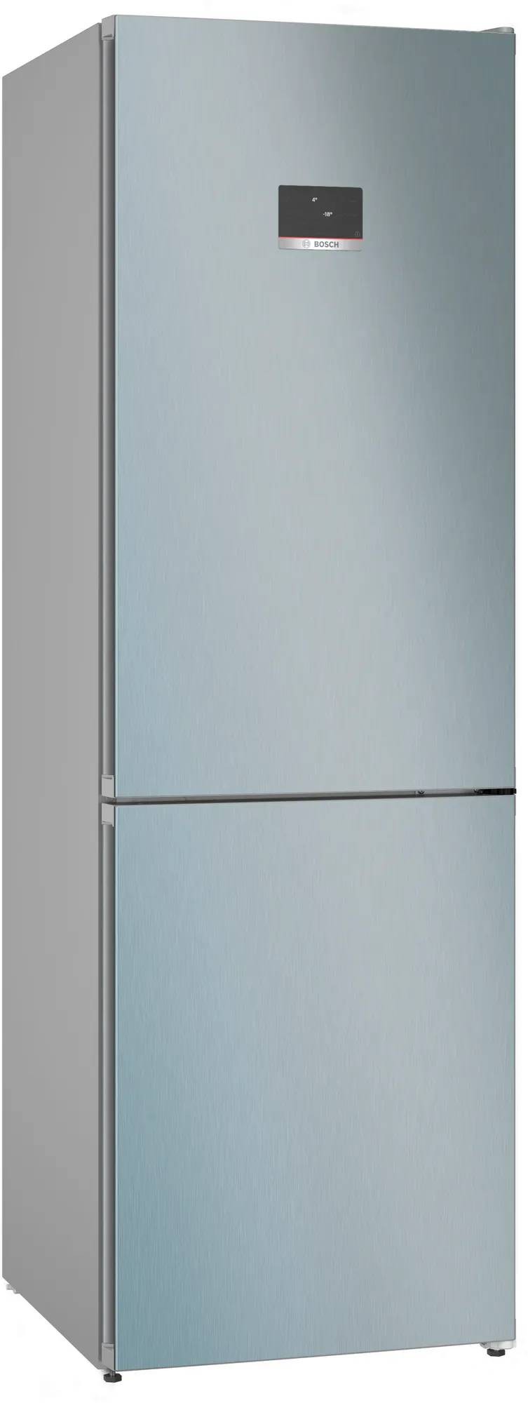 BOSCH Réfrigérateur congélateur bas Série 4 VitaFresh No Frost 321L Inox  KGN367LDF