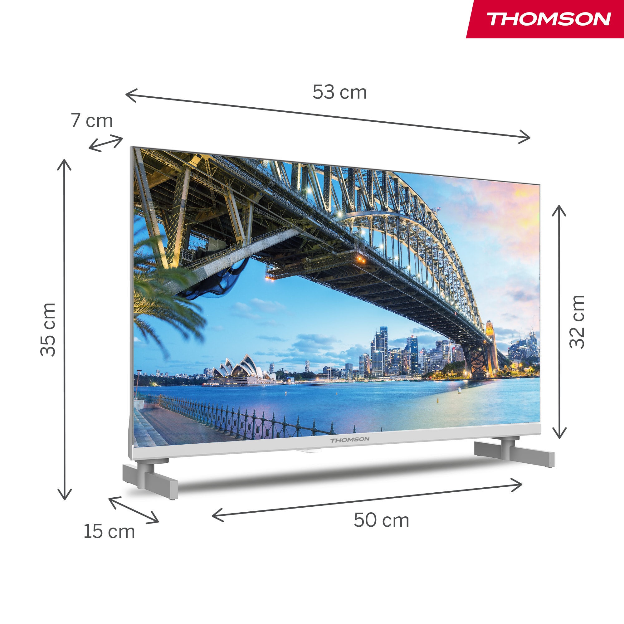 TV LED 60 cm THOMSON Google TV 60 Hz 24" - 24HG2S15CW