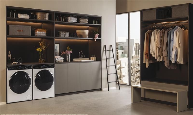 Lave linge Frontal HAIER 10kg 1400trs/min Blanc - HW100B14959U1