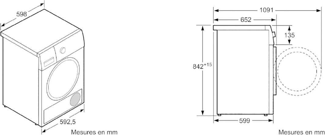BOSCH Sèche linge Condensation 7kg