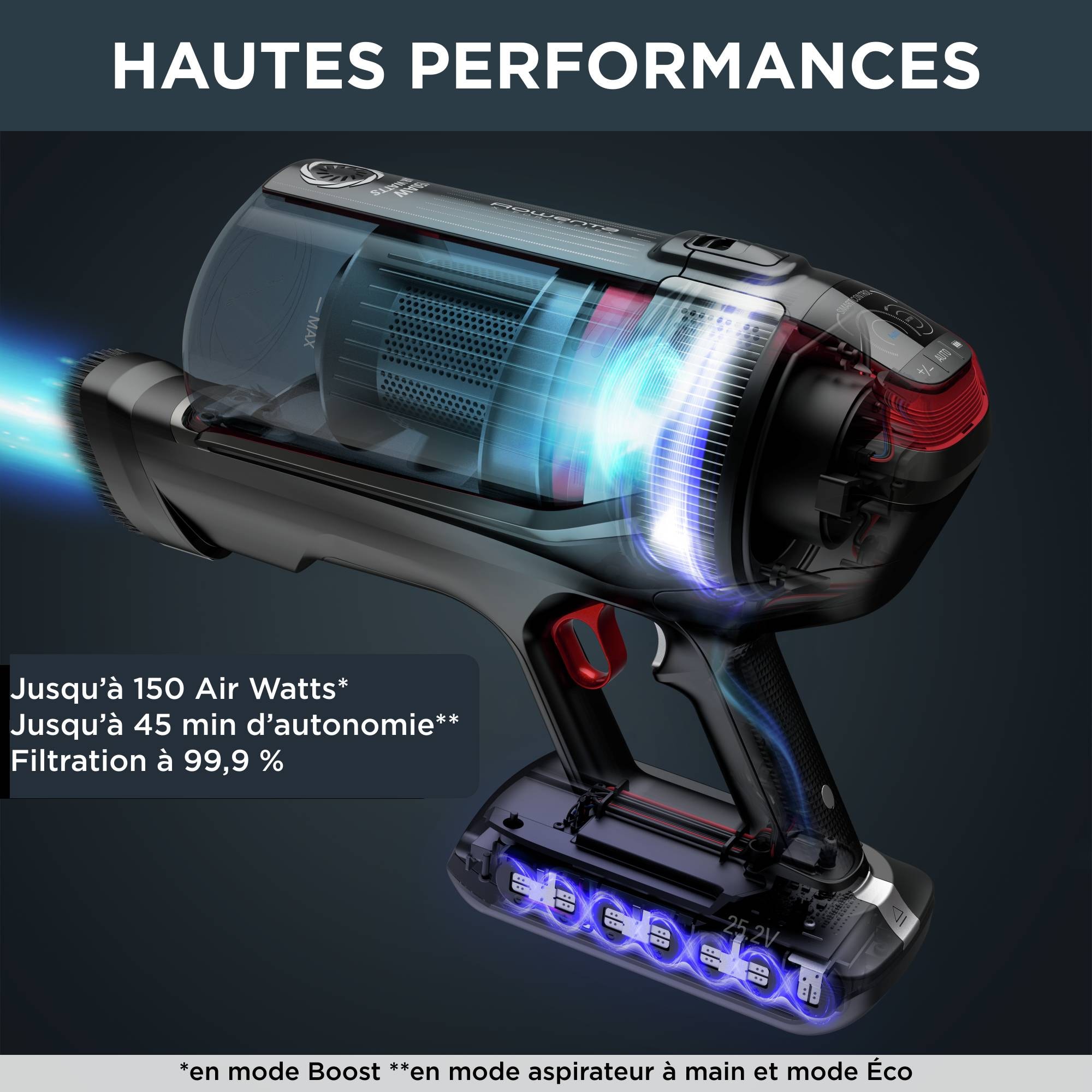 Aspirateur balai ROWENTA  - RH98A7WO