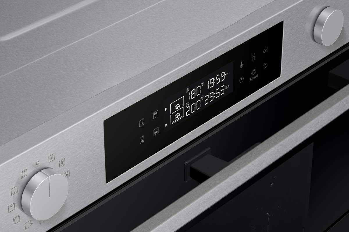 Four encastrable pyrolyse SAMSUNG Dual Cook Flex WiFi 76L Inox - NV7B45305AS Four encastrable pyrolyse SAMSUNG Dual Cook Flex WiFi 76L Inox - NV7B45305AS