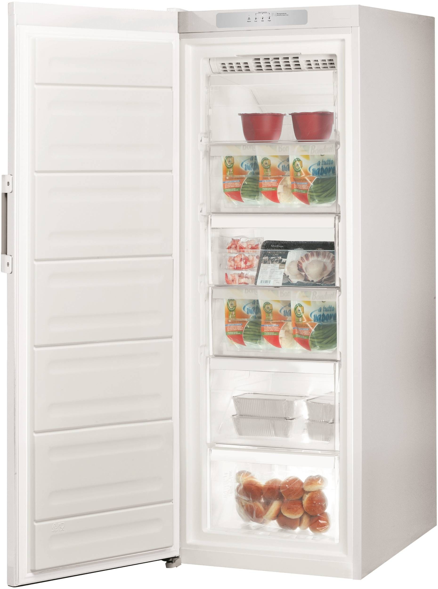 Congélateur armoire INDESIT Froid No Frost 228L Blanc - UI6F2TWFR