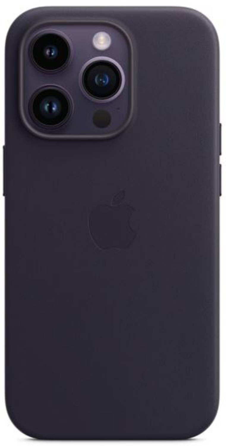 APPLE Coque iPhone 14 Pro Cuir Noire - MPPJ3ZM/A