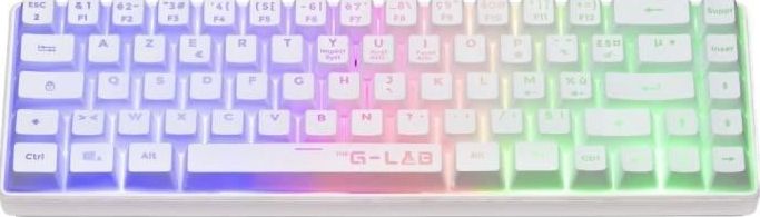 Clavier gamer THE G-LAB RGB KEYZ-CAESIUMT-W