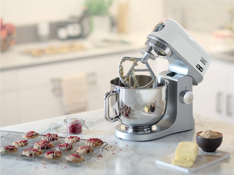 Robot pâtissier KENWOOD Kmix 1000W 5L Blanc - KMX750WH