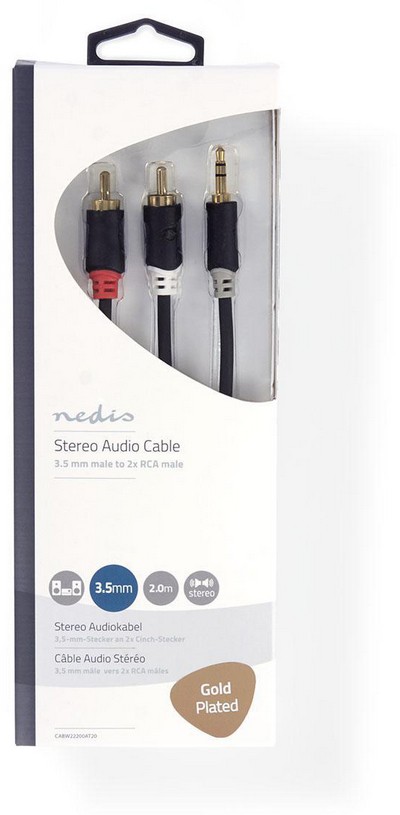 NEDIS Câble RCA CABW22200AT20