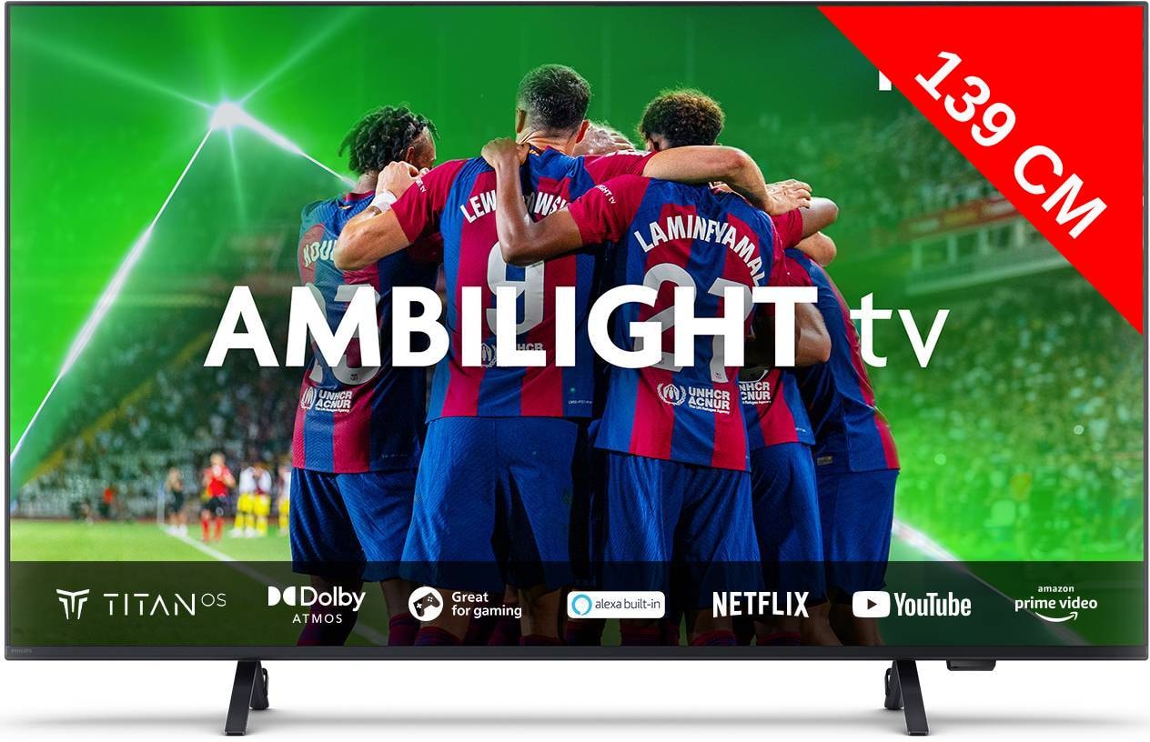 TV LED 4K 139 cm PHILIPS Ultra HD Ambilight 55" 55PUS8349