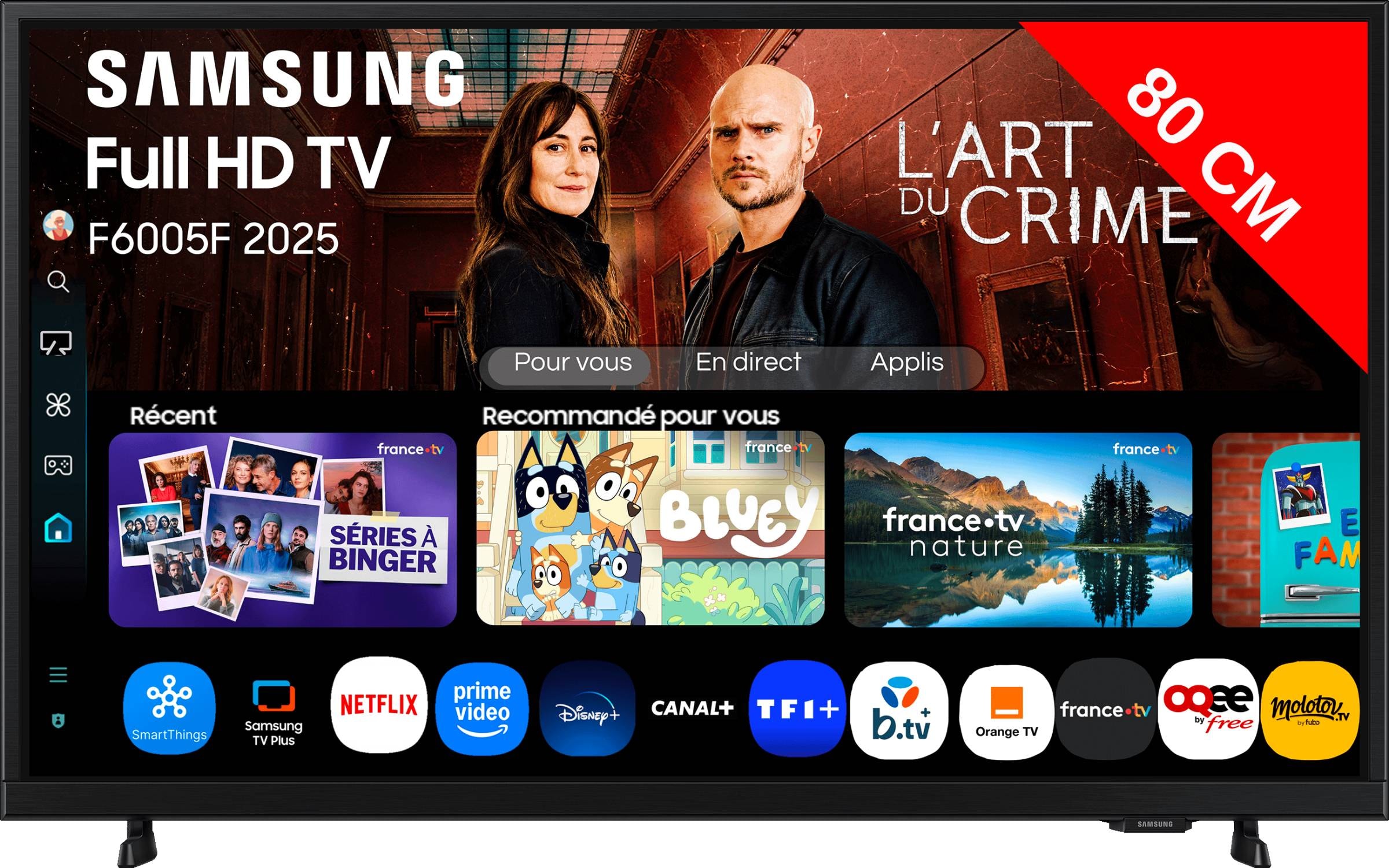 TV LED Full HD 80 cm SAMSUNG  TU32F6005