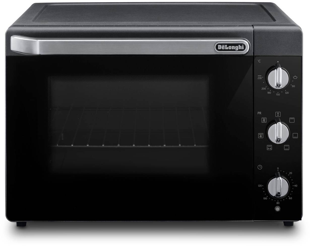 Mini four DELONGHI Chaleur tournante + grill 2000W 40L Noir EO4123S