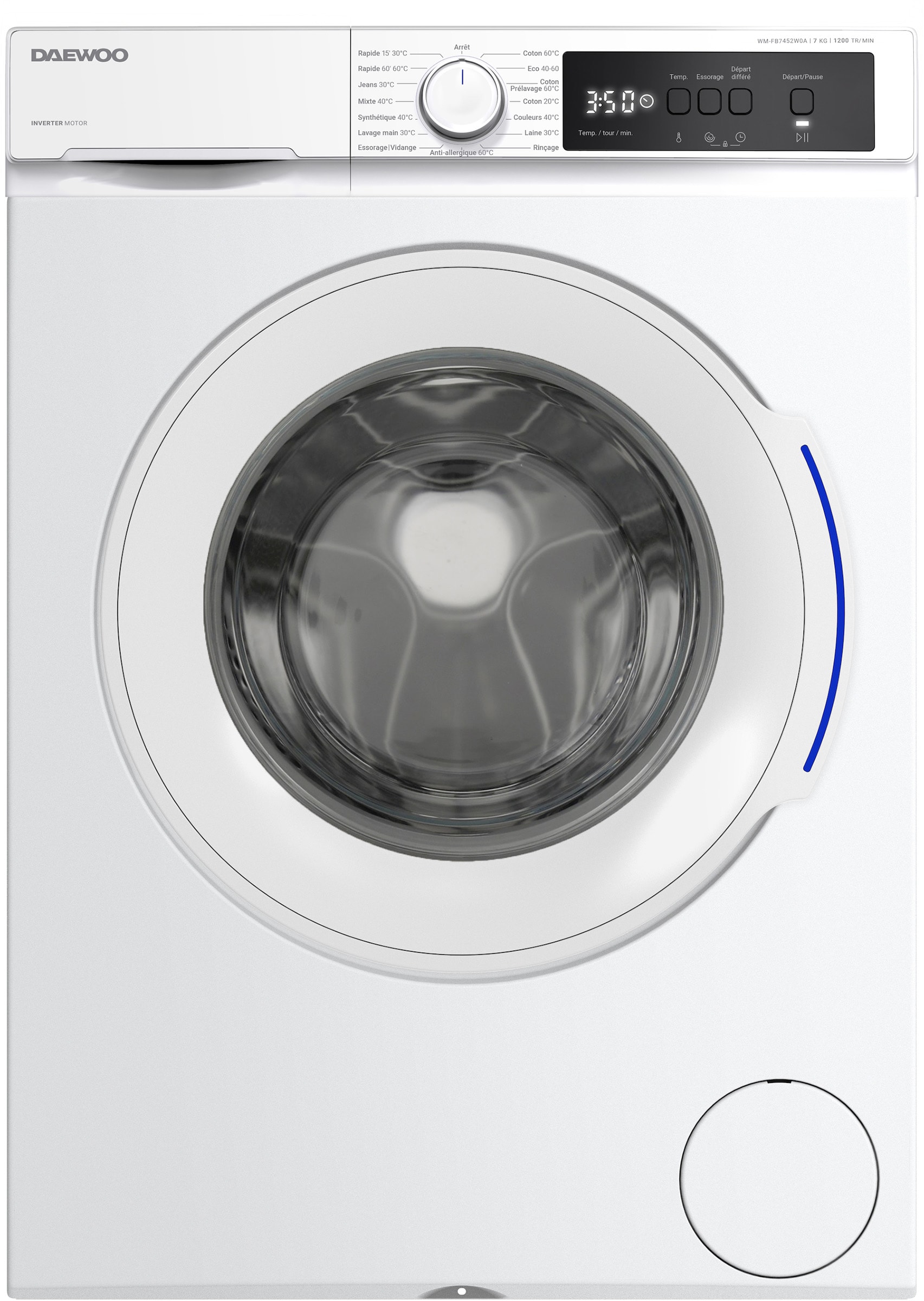 Lave linge Frontal DAEWOO  WMFB7452W0A