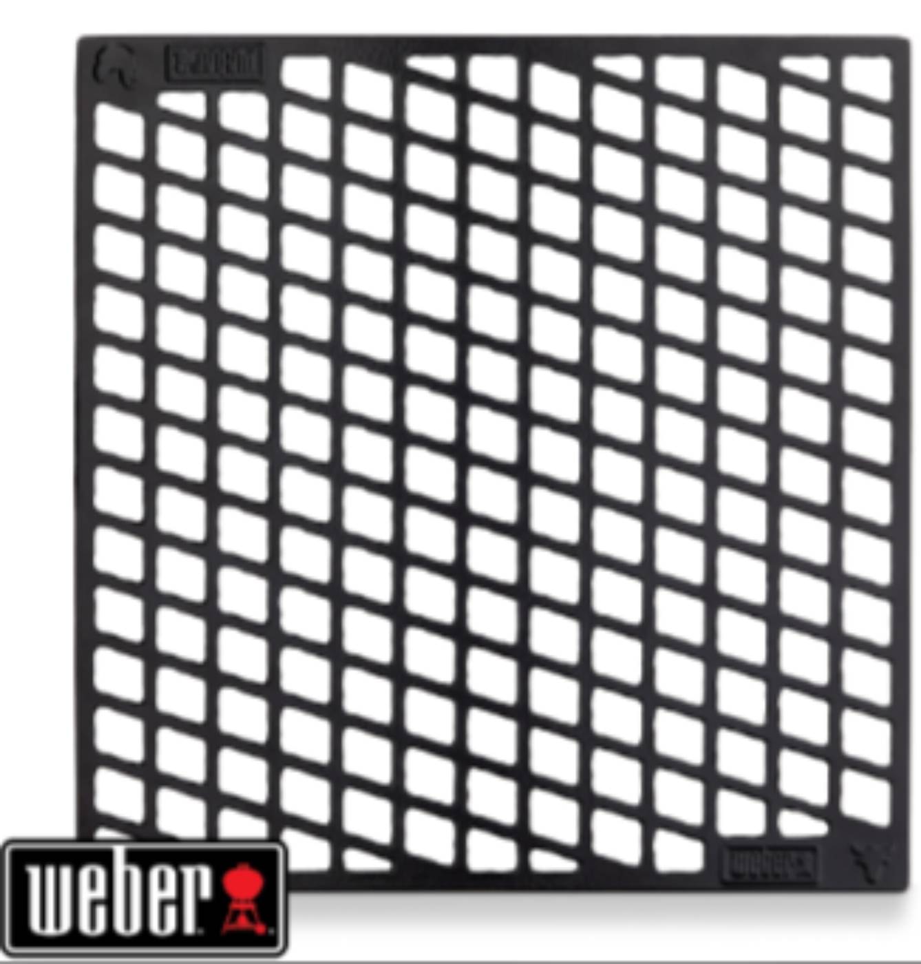 Accessoire barbecue WEBER 40x41cm 10 personnes Fonte d'acier Noir 7680